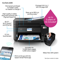 Epson L6290 Inkjet A4 4800 x 1200 DPI 33 ppm Wi-Fi - imagine 29