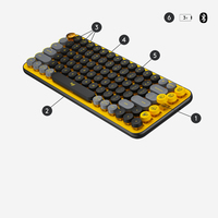 Logitech POP Keys Wireless Mechanical Keyboard With Emoji Keys - imagine 7