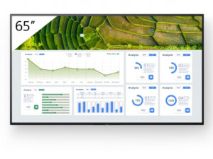 Sony FW-65BZ30L Signage Display Digital signage flat panel 165.1 cm (65") LCD Wi-Fi 440 cd/m² 4K Ultra HD Black Android 24/7