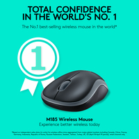 Logitech Wireless Mouse M185 - imagine 8