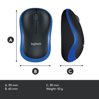 Logitech Wireless Mouse M185 - imagine 16