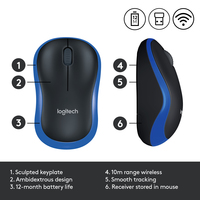 Logitech Wireless Mouse M185 - imagine 13