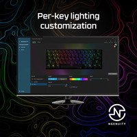 HyperX 60 Alloy Origins AQU Gaming Keyboard - imagine 11