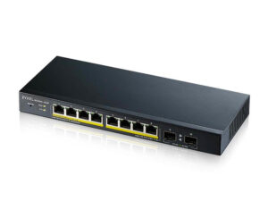 Zyxel GS1900-10HP Managed L2 Gigabit Ethernet (10/100/1000) Power over Ethernet (PoE) Black