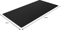 HyperX Pulsefire Mat - Gaming Mouse Pad - Cloth (2XL) Black - imagine 8