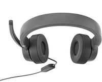 Lenovo GXD1C99243 headphones/headset Wired Head-band Calls/Music USB Type-C Grey - imagine 8