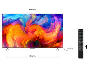 TCL P63 Series P638 127 cm (50") 4K Ultra HD Smart TV Wi-Fi Black