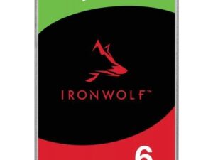 Seagate IronWolf NAS HDD: 8TB, 3.5-inch, SATA 6Gb/s Interface, 5400 RPM, 256MB Buffer, Max Write Speed 180 MB/s, Ideal for NAS Applications